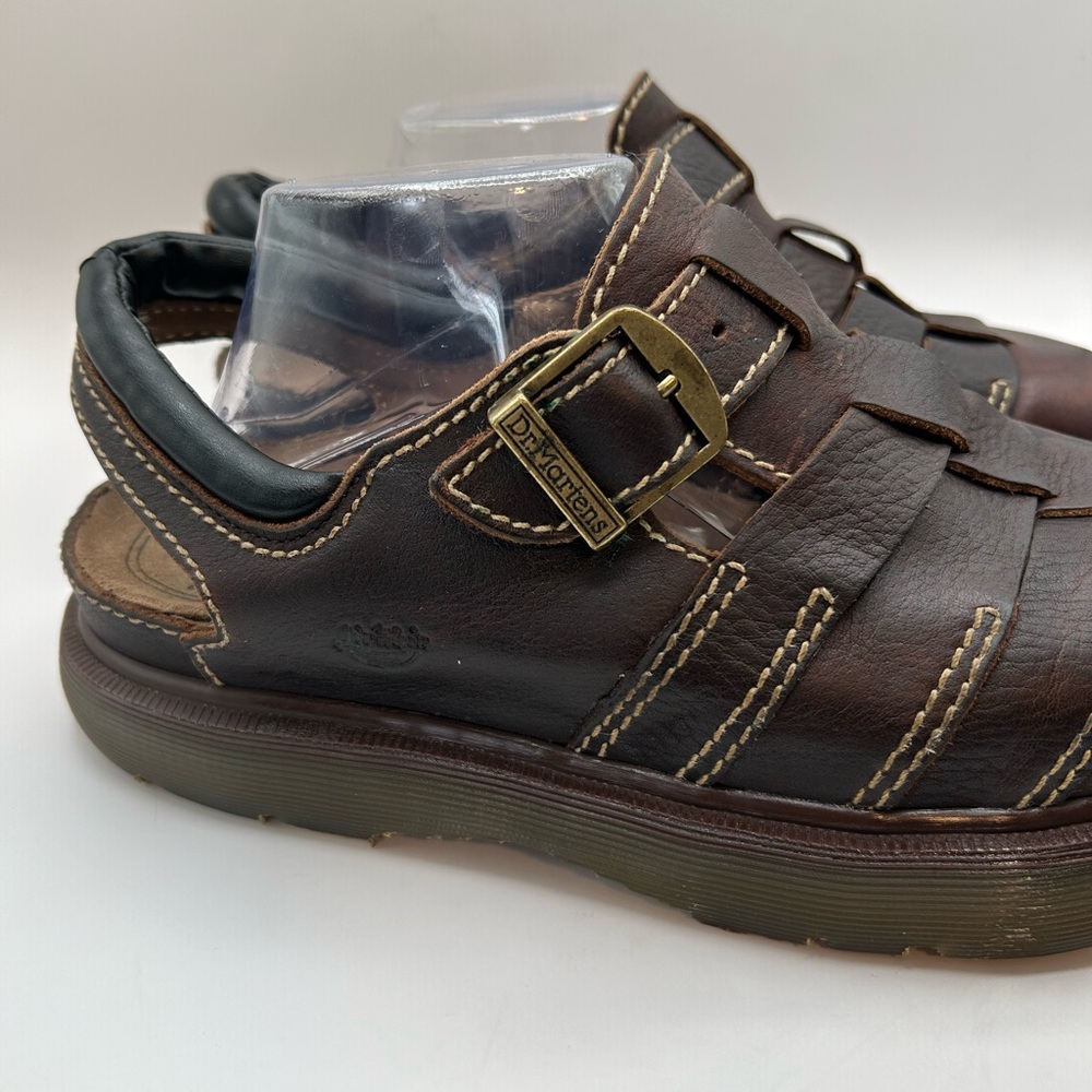 DR. MARTENS RARE VINTAGE 8332 fisherman leather sandals MADE IN ENGLAND US 10 - Picture 7 of 16